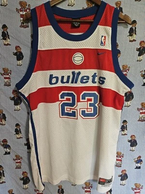 Vintage 90s Authentic Washington Bullets Michael Jordan Jersey Size XL - Image 1 of 4