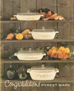 1970's Pyrex Purchase Ad Insert Congratulations Corning NY Glass Kitchen Ware US - Picture 1 of 3
