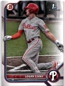 LOGAN CERNY 2022 Bowman #BP-120 Philadelphia Phillies - Picture 1 of 2