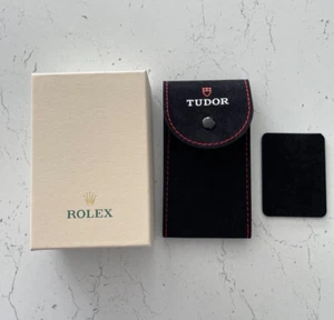 Genuine Tudor Watch Black Velvet Travel Pouch 50006084.8064 Rolex Box travel - Picture 1 of 3