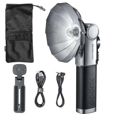 Godox Lux Master Retro Camera Flash Light With LED Screen Outdoor Flash Speed - Image 1 of 4
