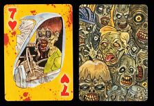 1 x playing card Rob Sacchetto Everyday Zombies driving 7 of Hearts ZT34