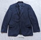 Peter Millar Blue Check Wool Sport Coat Blazer Jacket 44R