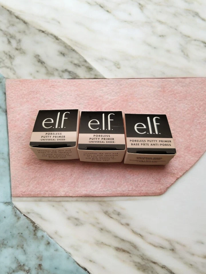 Imprimación facial masilla sin poros ELF Cosmetics 3 unidades 0,14 oz | 4 g de viaje/mini envío gratuito Foto 1 de 1