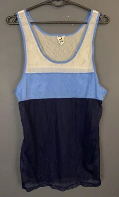 MEN'S VINTAGE OLD ADIDAS MADE IN WEST GERMANY SHIRT JERSEY SLEEVELESS SIZE S - Image 1 of 4