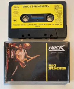 RARE ITALIAN MUSIC CASSETTE BRUCE SPRINGSTEEN SELF TITLED 1982 INC THUNDER ROAD - Picture 1 of 3
