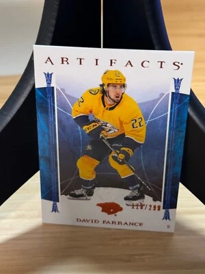 2022-23 Upper Deck Artifacts Copper /299 David Farrance #24 - Image 1 of 2