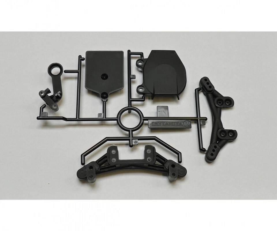 TAMIYA N-TEILE DÄMPFERBRÜCKEN VORNE UND HINTEN FÜR TA07 # 319115445 - Bild 1 von 1