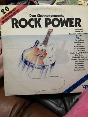 A58 Don Kirshner: Rock Power, 1974 Ronco Records P 12417 - Untested LP - Image 1 of 3
