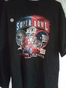 Super Bowl XLII Official Tee Shirt 2XL schwarz - Bild 1 von 2