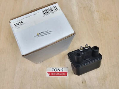 Bobina de encendido Compu-Fire 30650 Harley Davidson 3 ohmios doble fuego 50.000 voltios Foto 1 de 2