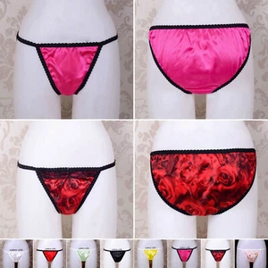 Free Tariff Womens 16mm 100% Mulberry Silk Bikinis Panties Underwear - Picture 1 of 12