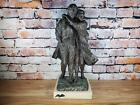 Andres Peralta Bronze Deco Romantic Couple Sculpture Signed Numbered Spain