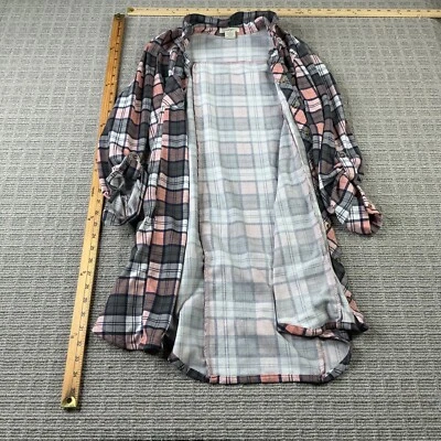 Camisa para mujer Passport multicolor a cuadros manga larga talla 14 Foto 1 de 4