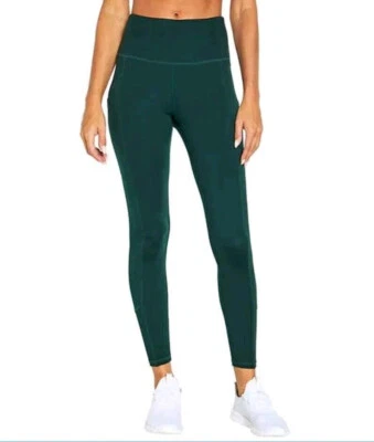 MARIKA SPORT Women's Emerald Green Fitted Athletic Stretch Leggings, Size L - Image 1 of 3