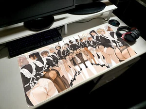 Anime Maid Booty Harem XL Mouse Pad Mat Mousepad Gaming Play Mat Desk Mat NSFW - Picture 1 of 9