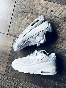 Girls Kids Nike Air Max 90 White Trainers Infant Children’s Size 9.5