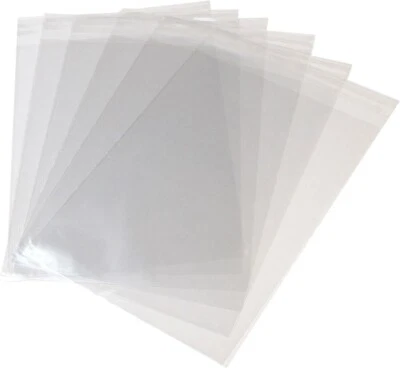 SUPER CELLO BAGS C5 Cello Bag Cellophane For Cards Prints Sweets Food, 165mm x 230mm x 1000 Bags