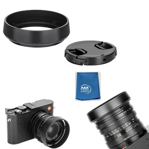 JJC LH-Q3 Lens Hood Shade For Leica Q3 Q2 Q Camera Replaces Round Hood Q Black + - Picture 1 of 2