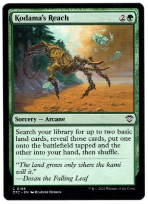 Kodama's Reach 0196 Non Foil Common Outlaws of Thunder Junction MTG NM - Image 1 of 2