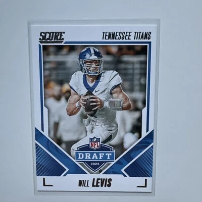2023 Score NFL Draft #5 Will Levis (RC) ROOKIE CARD Tennessee Titans - Image 1 of 2