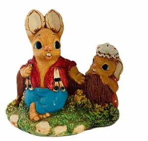#3411 Woodlander Mereside Art Stoneware Gaden Scene - Picture 1 of 8