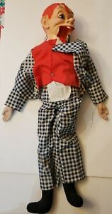 Vintage 1968 Juro Novelty Co Mortimer Snerd 30” Ventriloquist Dummy Puppet