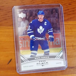 Mats Sundin 2006-07 UD Upper Deck Hockey Quad Black Diamond 100 #167 Leafs 4 NHL - Picture 1 of 2