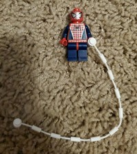 Lego Spider-Man Minifigure Dark Blue Arm spd028 4854 4857 4856 4853 4855 w/ web