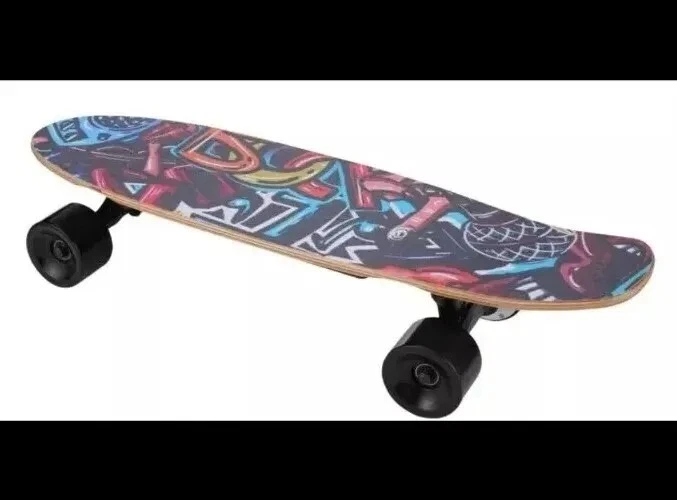 WOOKRAYS Electric Skateboard With Wireless Remote Control 350w Max 20km/h 7 La