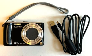 PANASONIC LUMIX DMC-TZ5 Digital Camera 10x LEICA USB Cable *Works* Needs Battery - Picture 1 of 8