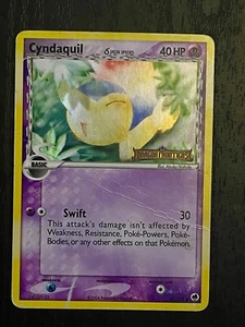 Tarjeta Pokémon Cyndaquil 45/101 Holograma Inverso EX Dragon Frontiers EX - Imagen 1 de 2