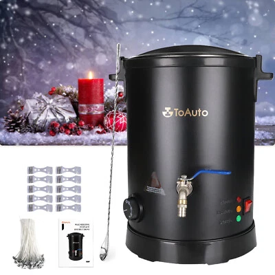 ToAuto Electric Wax Melter Pot 8L Wax Melting Machine for Candle Making w/Spout - Image 1 of 4