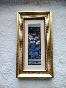 Monet Gold Framed Print Water Lillies - Picture 1 of 12
