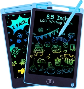 2 Packs LCD Schreibtafel Für Kinder,Zaubertafel 8,5 Zoll, Bunter Bildschirm, Lös - Bild 1 von 12