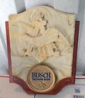 Busch Bavarian Beer Faux Marble Plaque/ Sign Vintage Nice Collectible