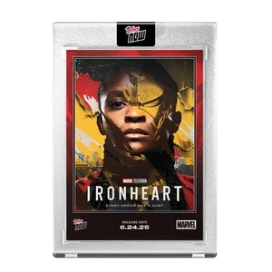 Tarjeta base de la película Ironheart 2025 Marvel Topps AHORA IH Disney Wakanda preventa - Imagen 1 de 2