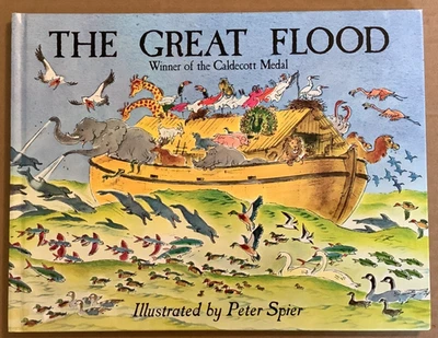 VG 1978 HC 2nd UK Edition Great Flood Noah's Ark Peter Spier Caldecott Foto 1 de 4