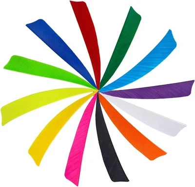 50pcs 5 in Archery Feather Turkey Fletching Flethes DIY Arrow Shafts Bow Hunting - Image 1 of 4