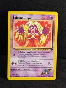 SABRINA'S JYNX - 57/132 - Gym Challenge - VINTAGE 2000 - Uncommon - Pokemon - Picture 1 of 2