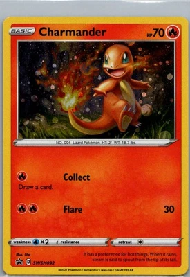 Charmander - Promo SWSH: Sword & Shield Promo Cards SWSH092 NM - Image 1 of 2