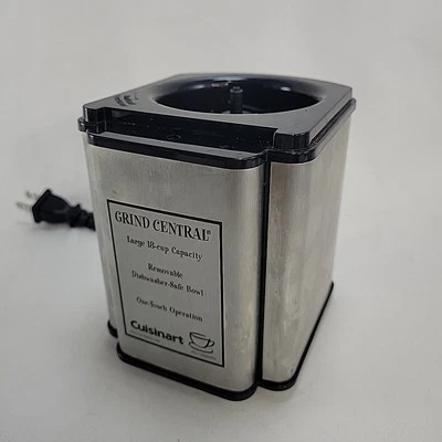 Base de molinillo de café central Cuisinart Grind solo DCG-12BC funciona probado Foto 1 de 4