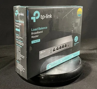 NEW TP-Link TL-R470T+  Load Balance Broadband Router -Same Day Shipping - Image 1 of 4