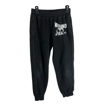Pantalones deportivos Moschino Couture talla 6 negros reverso doble signo de interrogación para mujer Foto 1 de 4