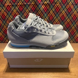 Giro Petra VR Womens Cycling Shoes 41 EU / 9 US New in Box Titanium/Blue Jewel - Picture 1 of 8