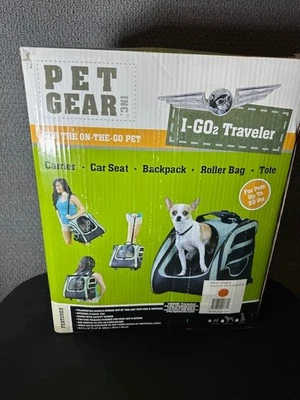 Pet Gear Inc., I-Go2 Traveler / Porta mascotas y mochila y bolsa con rodillos / PG1240CR Foto 1 de 4