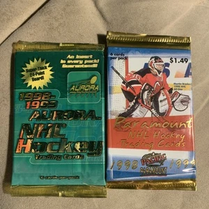 5 Packs Vintage Hockey NHL Cards Pack 1997-1999 Pacific Bowman - Picture 1 of 3