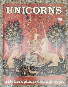 Unicorns The Bellerophon Coloring Book By Anderson, J K (paperback 1988) - Picture 1 of 7
