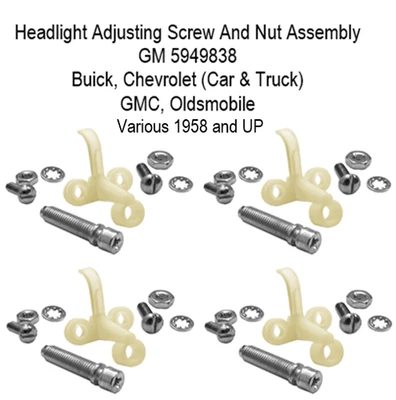 1958-1959 GMC 100 Headlamp Adjuster Hardware GM 5949838 - Image 1 of 2