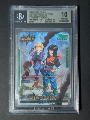 Android 17/18 Leader Alt Art FB01-070 Dragon Ball Super Fusion World JPN BGS 10 - Image 1 of 2